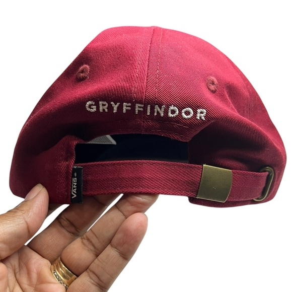 Vans x Harry Potter Gryffindor Strap Back Unstructured Cap - Deep Red - Picture 2 of 4